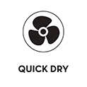 QuickDry&trade;<br>クイックドライ&trade;